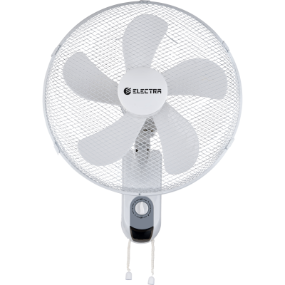 Electra Wall-Mounted Fan 16" Model RW-40A - White Color - Warranty by Official Importer