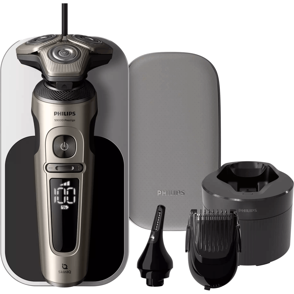فيلبس ماكينة حلاقة كهربائية مع تقنية SkinIQ للاستخدام الجاف والرطب SP9883/35 – مع ضمان لمدة سنتين من المستورد الرسمي.