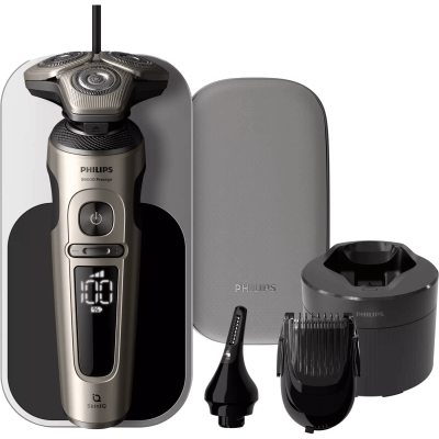 Philips electric shaver with SkinIQ for wet and dry use SP9883/35 – with 2-year official importer warranty.