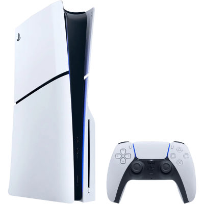 Sony PlayStation 5 Slim 1TB Blu-Ray Edition – Gaming Console – 1-Year Warranty by the Official Importer – White