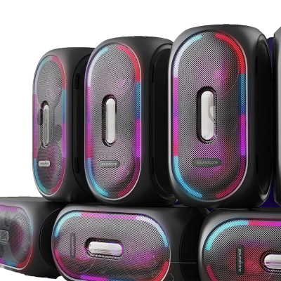 أنكر مكبر صوت ترفيهي Soundcore Rave Plus بقوة 160 واط IPX4 – ضمان من قبل المستورد الرسمي – أسود