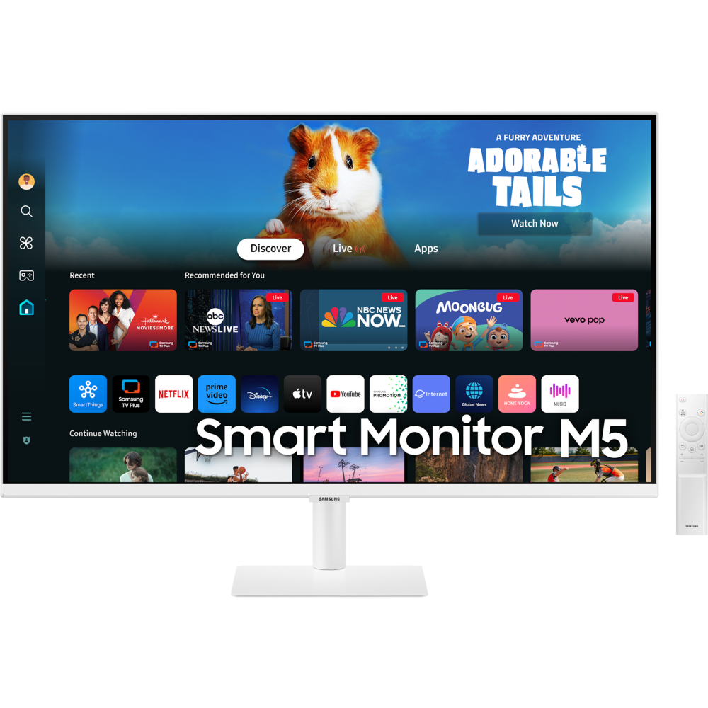 سامسونج M5 S32DM501EM شاشة ذكية 31.5 بوصة لوحة VA دقة FHD اللون أبيض - ضمان ثلاث سنوات من المستورد الرسمي