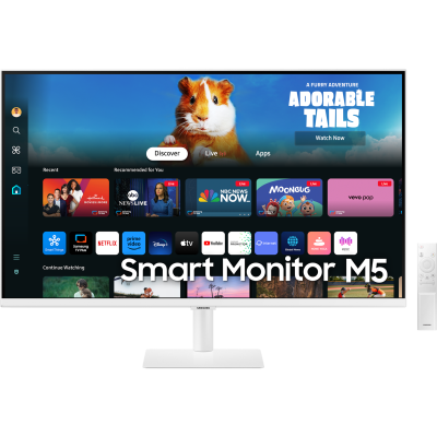 Samsung M5 S32DM501EM 31.5'' Smart Monitor VA FHD White - 3 Years Warranty by Official Importer