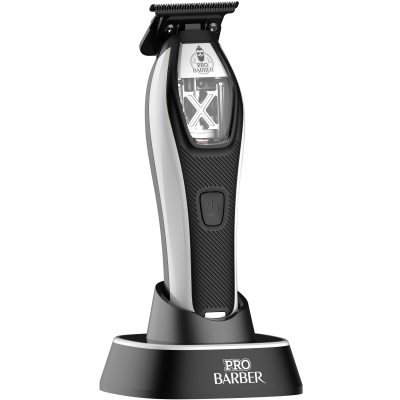 برو باربر ماكينة قص شعر احترافية قابلة للشحن Trimmer ZX-02 – اللون أبيض، مع ضمان من المستورد الرسمي.