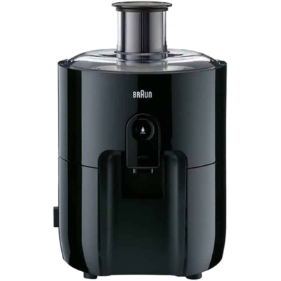 Braun Hard Fruit Juicer Black Model SJ3100BK – Warranty by the Official Importer