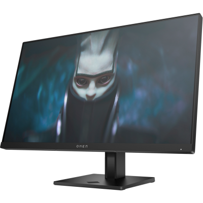 إتش بي Omen 780D9AA شاشة ألعاب 23.8 بوصة تدعم FreeSync Premium لوحة IPS دقة FHD معدل تحديث 165 هرتز زمن استجابة 1 مللي ثانية اللون أسود - ضمان سنة واحدة من المستورد الرسمي