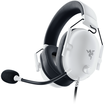 رايزر سماعات جيمينج سلكية BlackShark V2 X - ضمان سنتين من المستورد الرسمي - اللون أبيض