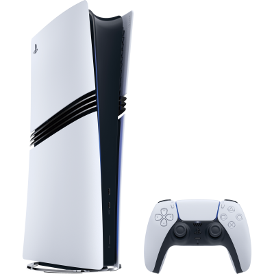 Sony PlayStation 5 Pro Console 2TB Digital Edition - 1 Year Warranty by Official Importer - White Color