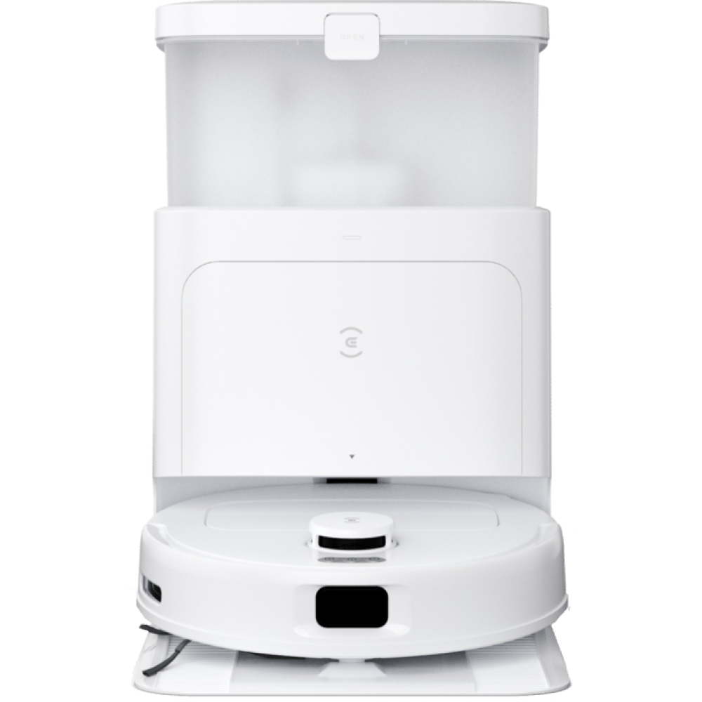 مكنسة ذكية روبوتية مع ممسحة ومحطة إرساء Ecovacs Deebot N30 Pro Omni – اللون الأبيض، ضمان لمدة سنتين من رونلايت (الوكيل الرسمي)